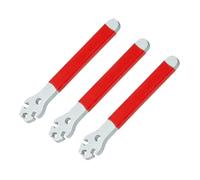 Giwnhvx 3Pcs Red Mountain Bike Spoke Wrench Adjustment Corrector Installation of Steel Spoke Cap Tool