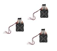 Giwnhvx 3X 12V 6A Thermoelectric Peltier Semiconductor Cooler Refrigeration Cooling System Kit Cooler Fan for Air Cooling