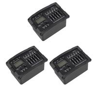 Giwnhvx 3X 5 Band Acoustic Guitar Preamp EQ Equalizer Guitar Amplifier Digital Blend Tuner Piezo Pickup Without Tail Pin