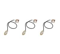 Giwnhvx 3X Acoustic Guitar Transducer Pre-Wired Amplifier Piezo Jack Pickup Accessory