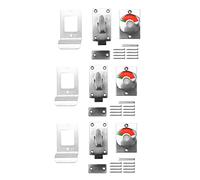 Giwnhvx 3X Bathroom Toilet Wc Indicator Privacy Dead Bolt Door Lock Latch Vacant Engaged