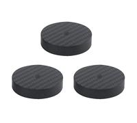 Giwnhvx 3X Carbon Fiber Speaker Isolation 40x10mm Spikes Base Pad Speaker Stand Feet HiFi AMP Speaker Pad