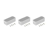 Giwnhvx 3X Diecast Aluminium Electronics Project Box Case Enclosure Instrument 1590A Style Guitar Effects Aluminium Stomp Box