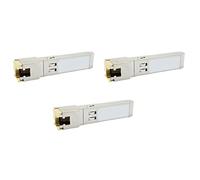 Giwnhvx 3X Gigabit RJ45 SFP Module 10/100/1000Mbps SFP Copper RJ45 SFP Transceiver Gigabit Ethernet Switch