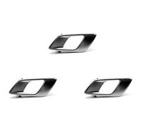 Giwnhvx 3X Left Car Interior Door Inner Handle for 2012-2021 Everest 2015-2021 BT50 2012-2019 Silver Grey