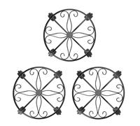 Giwnhvx 3X Plant with Wheels Rolling Plant Stand, Heavy Duty Iron Garden Flower Pot, Potted Plant with Locking A