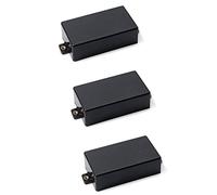 Giwnhvx 3X Plastic Sealed Humbucker Pickup Cover Fit SQ Pickup Guitar Parts (Black)