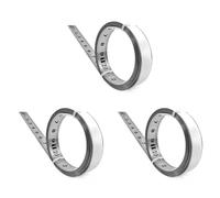 Giwnhvx 3X Stainless Steel Adhesive Scale Precision Woodworking Guide Rail Self-Adhesive Tape Measure Metal with Glue,B-100cm