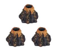 Giwnhvx 3X Volcano Shape Aquarium Fish Tank Decor Oxygen Pump Air Bubble Stone Air Pump Drive Fish Tank Toy