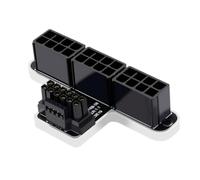 Giwnhvx 3X8P to 40 Series Graphics Card ATX 3.0 12V HPWR 12+4P 600W 180 Degree Power Steering Connector Easy to Use Silver B