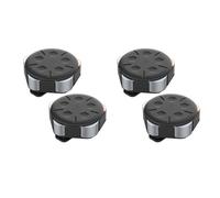 Giwnhvx 4 Pack Coin Dispenser - Portable Coin Case with Clip, Change Holder Minimalist Coin Collection Wallet (4 Pack, Black)