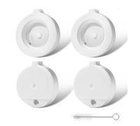 Giwnhvx 4 Pack Replacement Filters for 3.6L/4.6L/6L/8L Heavy Force Pet Water Dispenser, Dog Water Filter Replacement, (1 Brush)