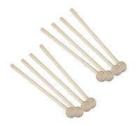 Giwnhvx 4 Pair Wood Mallets Percussion Sticks for Energy Chime, Xylophone, Wood Block, Glockenspiel and Bells