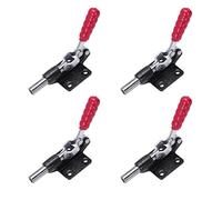 Giwnhvx 4 Pcs 32mm Plunger Stroke Metal Push Pull Toggle Clamp 227Kg 500 Lbs