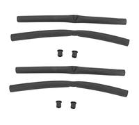 Giwnhvx 4 Pcs Bicycle Bike Tube Sponge Foam Rubber Handlebar Grips Cover +Plug