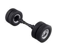 Giwnhvx 4 Pcs Rubber Tire with No Power Drive Shaft for 1/14 -RC Truck Car 770S 3363 FH16 MAN Diy Parts Toys D