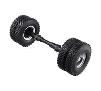 Giwnhvx 4 Pcs Rubber Tire with No Power Drive Shaft for 1/14 -RC Truck Car 770S 3363 FH16 MAN Diy Parts Toys C