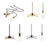 Giwnhvx 4-Piece Ceiling Fan Zipper Kit, Ceiling Lamp Switch, Fan Zipper Extender, Lamp Switch Zipper