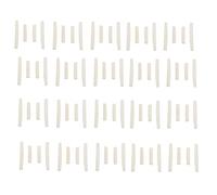 Giwnhvx 40 Sets of 80Pcs 6 String Acoustic Guitar Bone Bridge Saddle and Nut Made of Real Bone