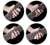 Giwnhvx 400 Pcs Fingertip Protectors, 5 Sizes Ukulele Finger Caps,for Guitar Ukulele Stringed Instruments