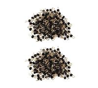 Giwnhvx 400Pcs Black Soldering PCB Board Breadboard Test Point Pin