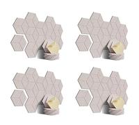Giwnhvx 48 PACK Acoustic Foam,Self-Adhesive Sound Proof Panels,for Sound Insulation &Acoustic Treatment(Shallow Camel)