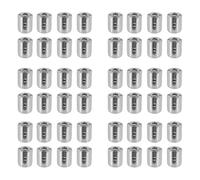 Giwnhvx 48 Pcs Stainless Steel Wire Rope Green Wall Trellis Fitting Clip 3mm Wire