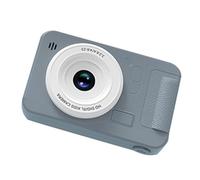 Giwnhvx 4K Digital Camera High-Definition Photography CCD Travel Selfie Entry-Level Small Students Campus Selfie Camera Silvery