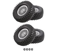 Giwnhvx 4PCS 1/10 RC RC Car Parts 98mm Rubber Tire