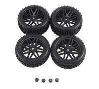 Giwnhvx 4Pcs 85mm Tire Wheel Tyre for 144001 144010 124007 124017 1/10 1/12 1/14 RC Car Off Road Replacement Accessories, D
