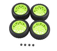 Giwnhvx 4Pcs 85mm Tire Wheel Tyre for 144001 144010 124007 124017 1/10 1/12 1/14 RC Car Off Road Replacement, C