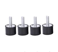 Giwnhvx 4pcs Anti Rubber Vibration Mounts Isolators Bobbins Silent Block Pump - M6 Pattern&Size:#1 20X15mm