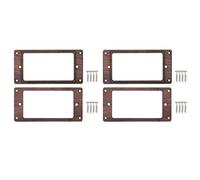Giwnhvx 4Pcs Electric Guitars Wooden Humbucker Guitar Pickup Frame Pickup Mounting Ring