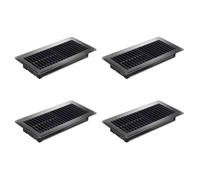 Giwnhvx 4pcs Floor Register 4x10Inch,Heavy Duty Floor Vents,Heat Air Vent Covers,Floor Vent Covers for Heater Floor Register A