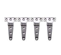 Giwnhvx 4Pcs Marine Grade 316 Stainless Steel Door Hatch Hinge Boat/Yacht Hardware High Polish Finish Professional 4 Inch Easy to Use