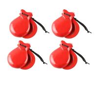 Giwnhvx 4PCS Spanish Traditional Flamenco Castanets Wooden Hand Percussion Castanets for Beginner, B