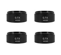 Giwnhvx 4pcs WD120 0.7X Trinocular Stereo Microscope Auxiliary Objective Lens Barlow Lens 48mm Thread