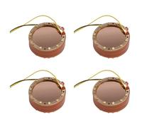 Giwnhvx 4X 34mm Large Diaphragm Microphone Core Recording Condenser Mic Capsule