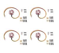 Giwnhvx 4X 5010 750KV High Torque Brushless Motors for Multi Copter Quad Copter Multi- Aircraft A