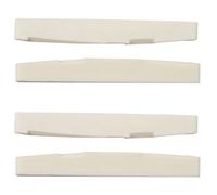 Giwnhvx 4X 6 String Acoustic Bone Bridge Guitar Slotted Saddle Guitar Parts