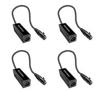 Giwnhvx 4X Audio Cable Isolator XLR Eliminates Noise Ground Loop Audio Isolator Eliminates Noise