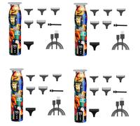 Giwnhvx 4X Barber Hair Clipper Rechargeable Graffiti Electric Cutting Machine Beard Trimmer Shaver