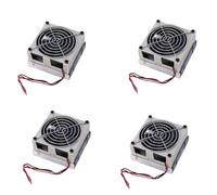 Giwnhvx 4X DIY Thermoelectric Cooler Cooling System Semiconductor Refrigeration System Kit Heatsink Peltier Cooler for 10L Water