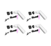Giwnhvx 4X Egg Candler Tester Rechargeable Wireless Cool Light Incubator Candling Lamp with 8 Soft Fit for All Eggs Type