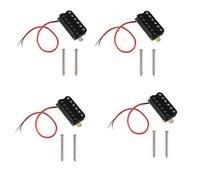 Giwnhvx 4X Electric Guitar Humbucker Pickups Bridge Alnico V Pickup Black