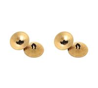 Giwnhvx 4X Finger Cymbals, Hand Cymbal Belly Dance Zills with Elastic Band, Percussion Music Instrument for Kids, Adults Pair