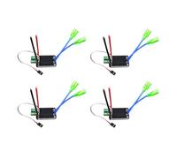 Giwnhvx 4X High Power 12V-24V Waterproof Bidirectional RC ESC Brush ESC for RC Car and Boat 640A