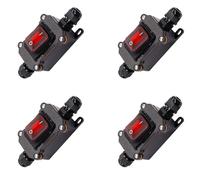 Giwnhvx 4X IP67 Waterproof Inline Switch 12V DC 20A High Current Power Waterproof Switch