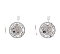 Giwnhvx 4X NH35 NH35A Movement High Accuracy Mechanical Watch Movement Date at 3 Datewheel 24 Jewels Automatic Self-Winding