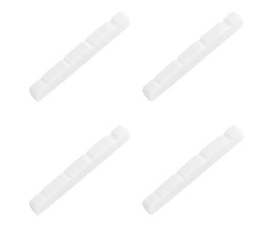 Giwnhvx 4X Pre-Slotted Flat Bottom Bone Bass Nut for 4 String PB Precision Bass, 38X3.5X5/4.5mm
